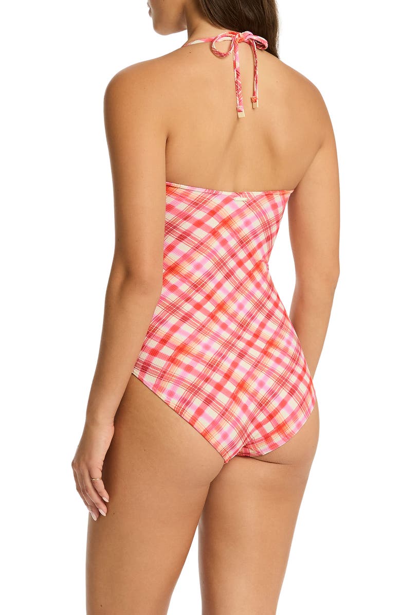 Sea Level Somerset U-Bar Convertible One-Piece Swimsuit, Alternate, color, Pink