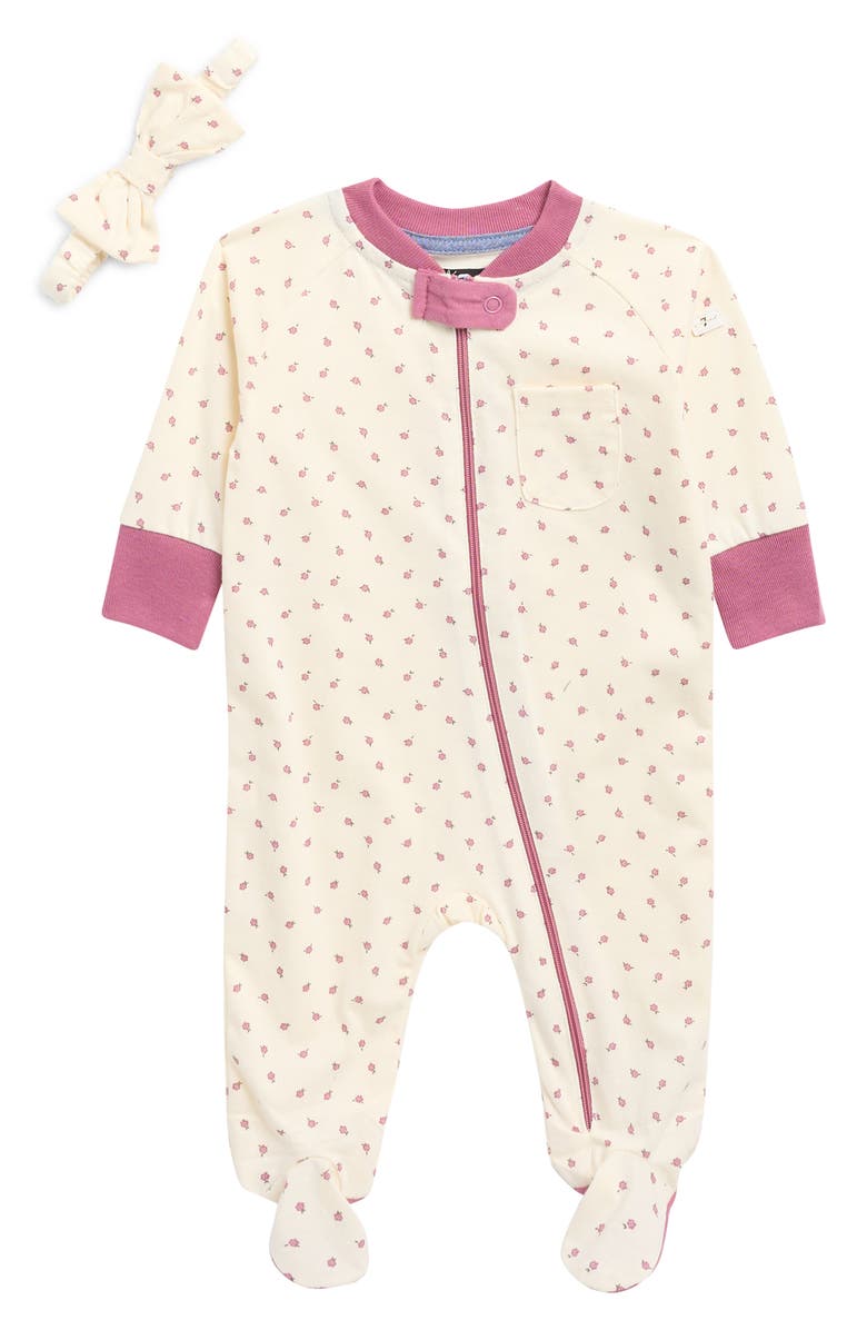 Zip Footie & Headband Set