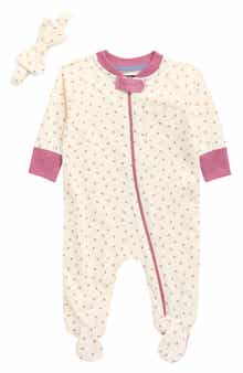 Zip Footie & Headband Set