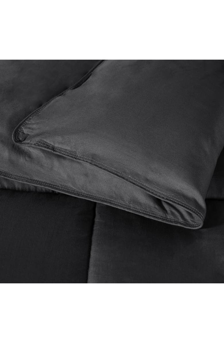 Superior Reversible Down Alternative Comforter, Alternate, color, Black