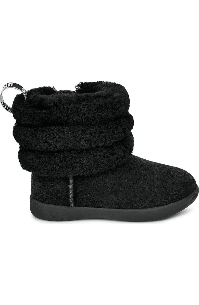UGG<sup>®</sup> Kids' Mini Quilted Fluff Genuine Shearling Boot, Alternate, color,