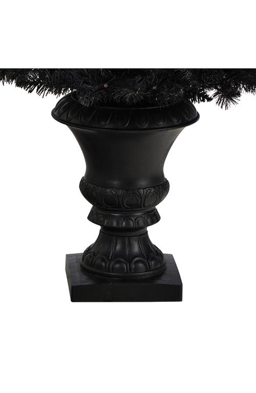 Nearly Natural 4-foot Black Halloween Artifical Tree In Black