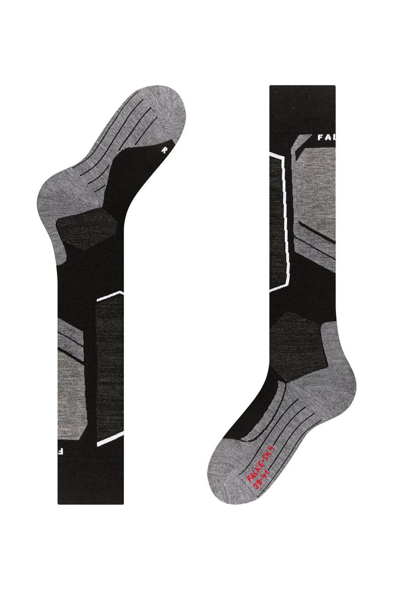 SK4 Advanced Ski Socks, Alternate, color, Black-Mix