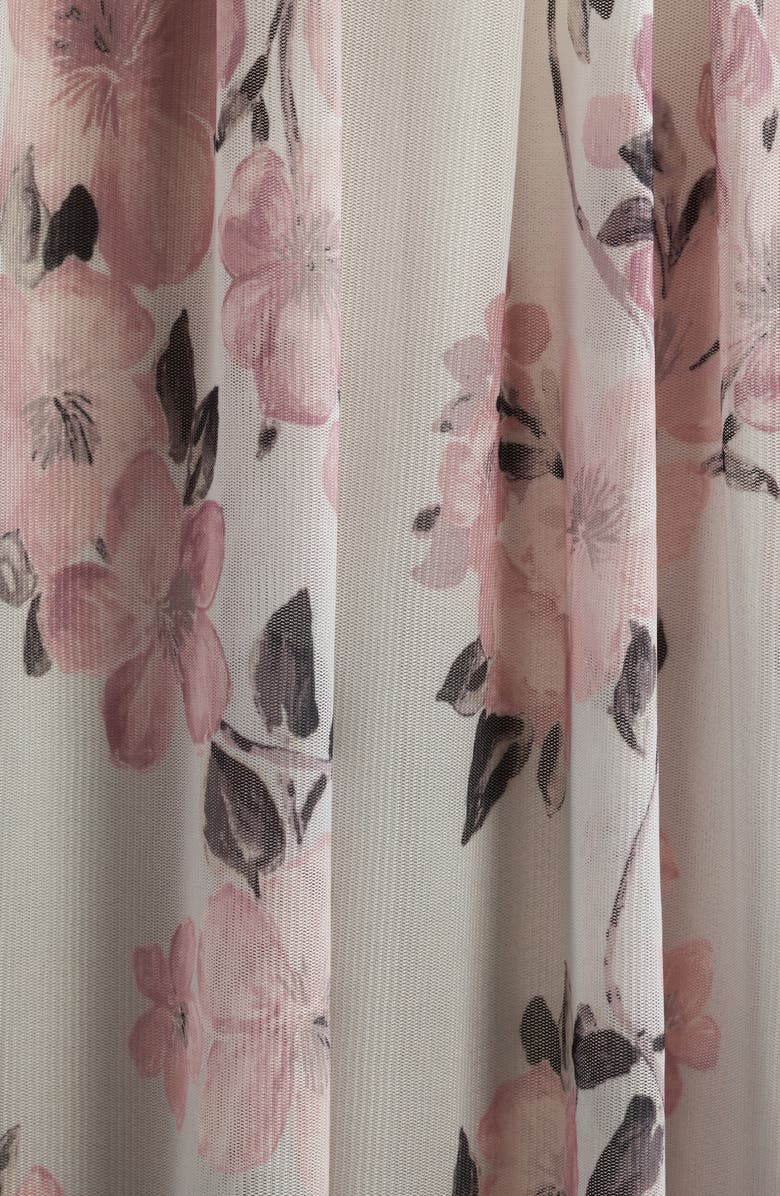 Anne Klein Floral Maxi Skirt, Alternate, color, Porcini Multi