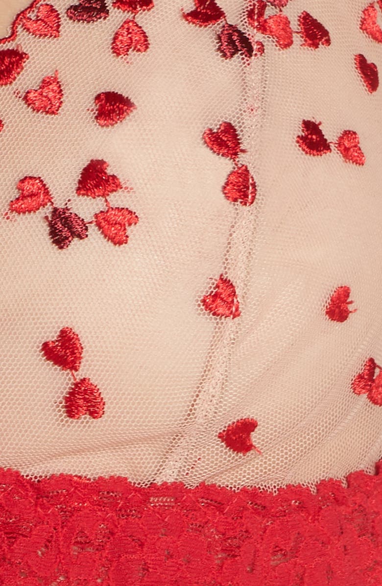 Hanky Panky Heartthrob Bralette, Alternate, color, 