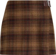 ASTR the Label Harley Plaid Miniskirt