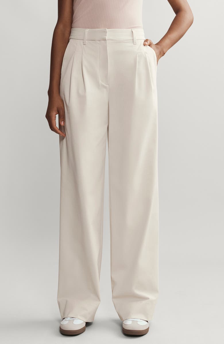 Rhone Commuter Pleat Pants, Main, color, Light Sand