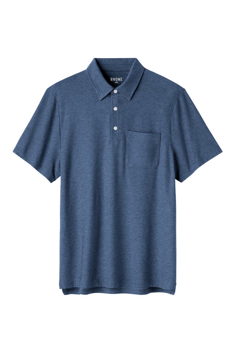 WFH Knit Polo, Alternate, color, VINTAGE INDIGO/ SLATE BLUE