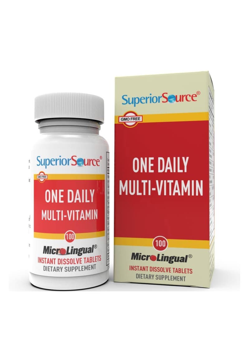 One Daily Multi-Vitamin Instant Dissolve Tablets, Main, color, White