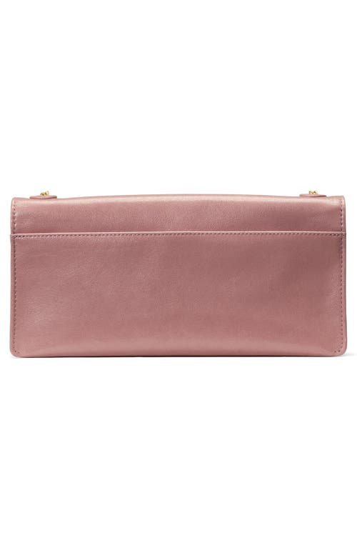 Kate Spade New York Deco Glazed Leather Convertible Chain Shoulder Bag In Pink