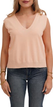 CYRUS Sleeveless V-Neck Shell