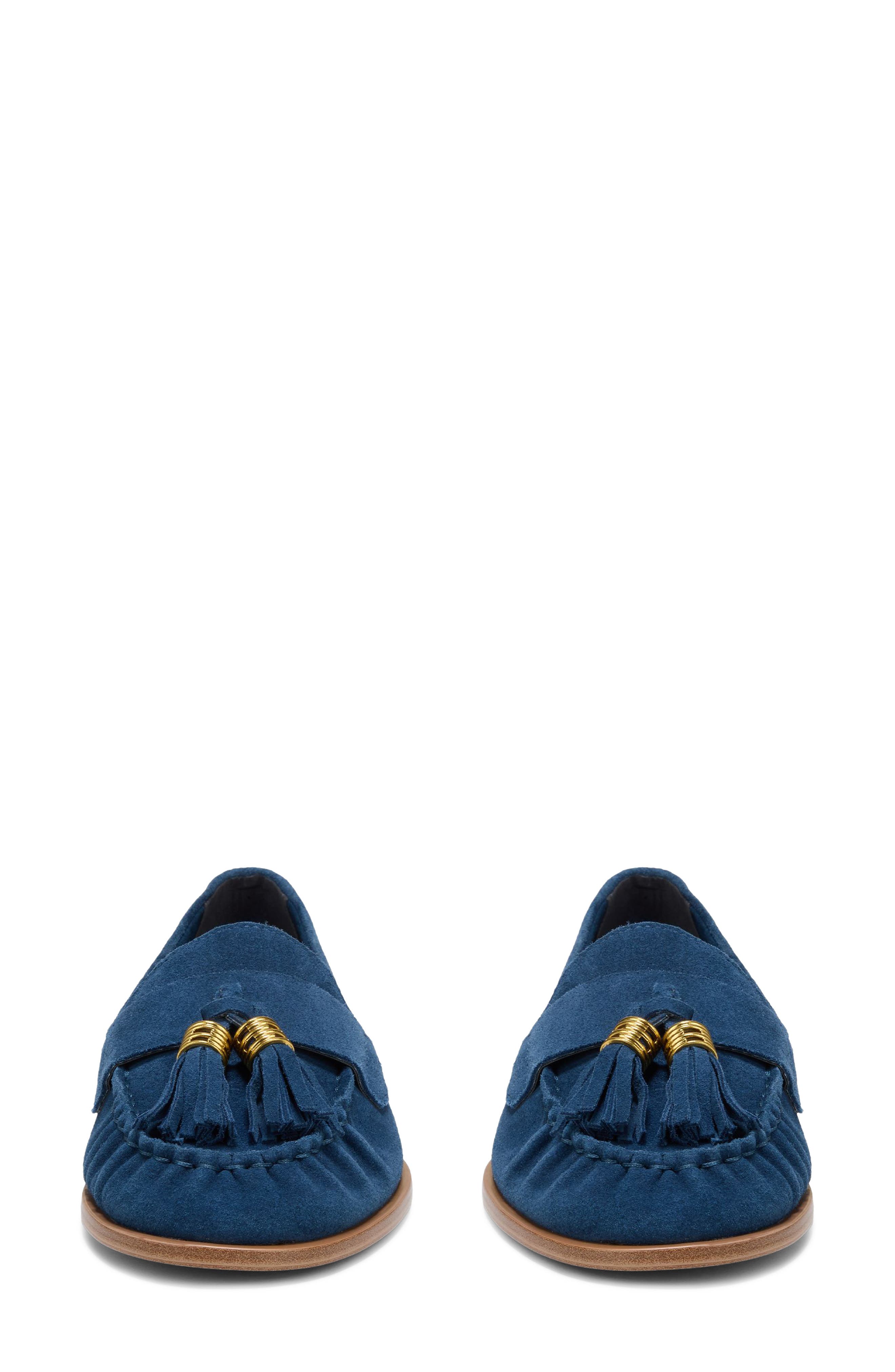 Carita Tassel Loafer, Alternate, color, LAPIS BLUE