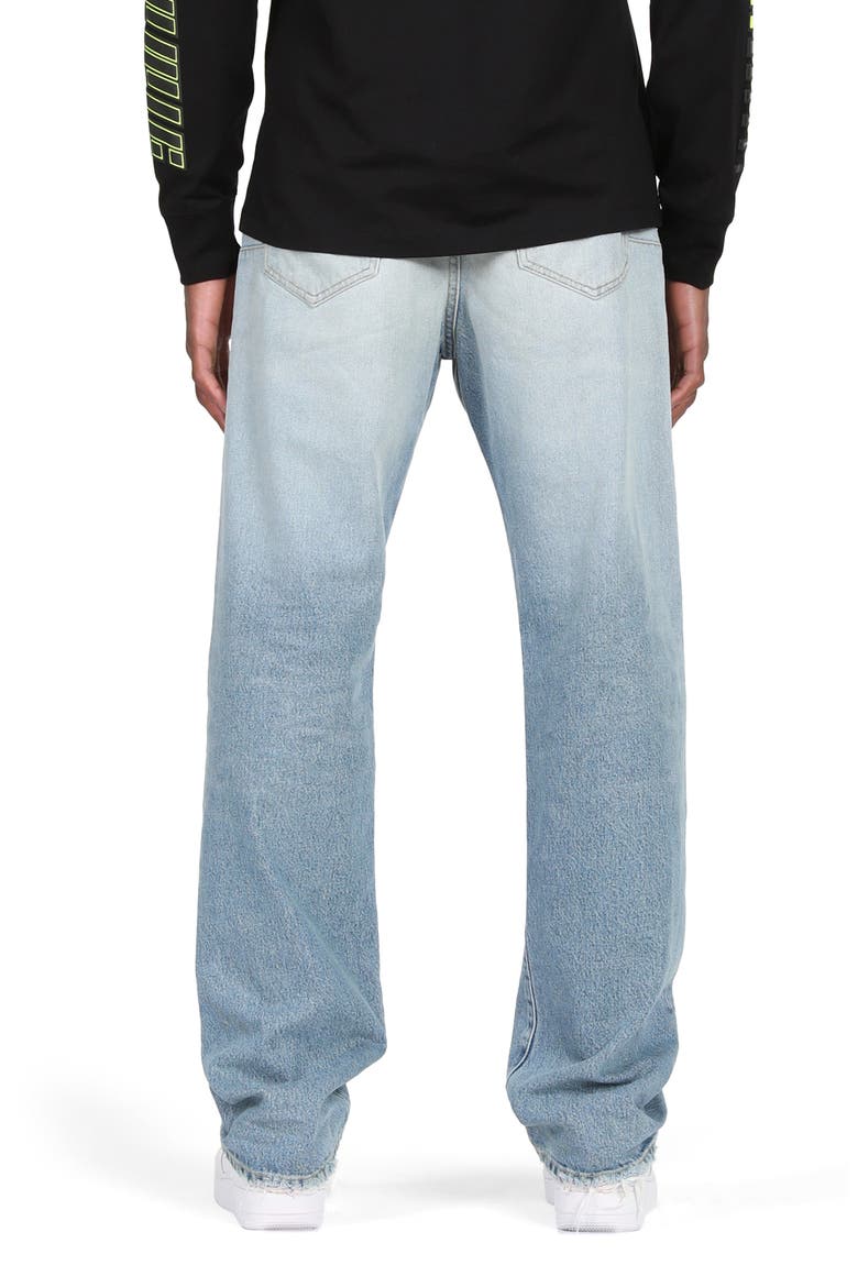 Black Label Distressed Straight Leg Jeans, Alternate, color, DIRTY INDIGO VINTAGE WASH 422
