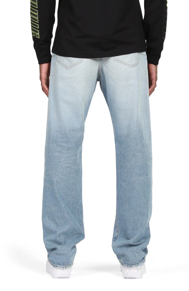 PURPLE BRAND Black Label Distressed Straight Leg Jeans, Alternate, color, 