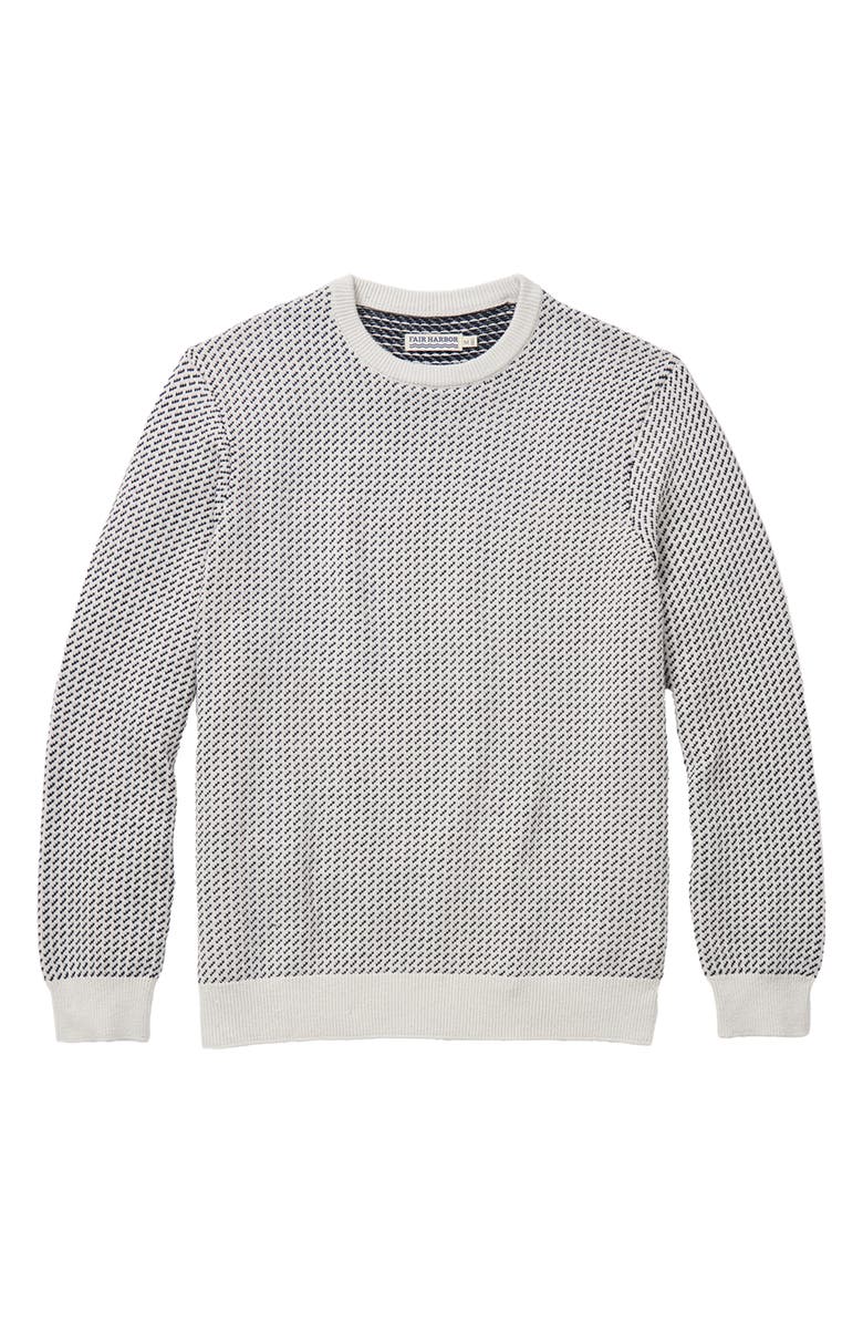 Fair Harbor Tidal Organic Cotton Blend Sweater, Alternate, color,