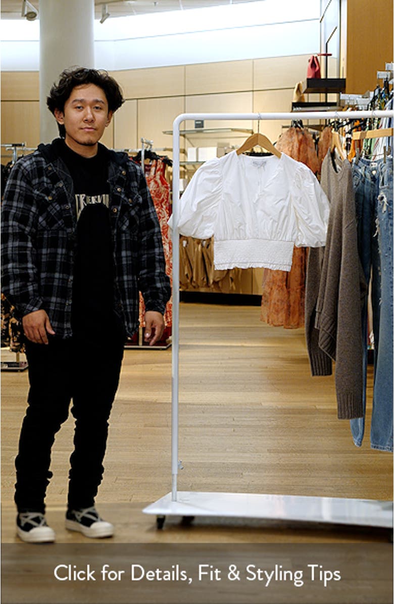 Smocked Waist Cotton Blouse, sales video thumbnail