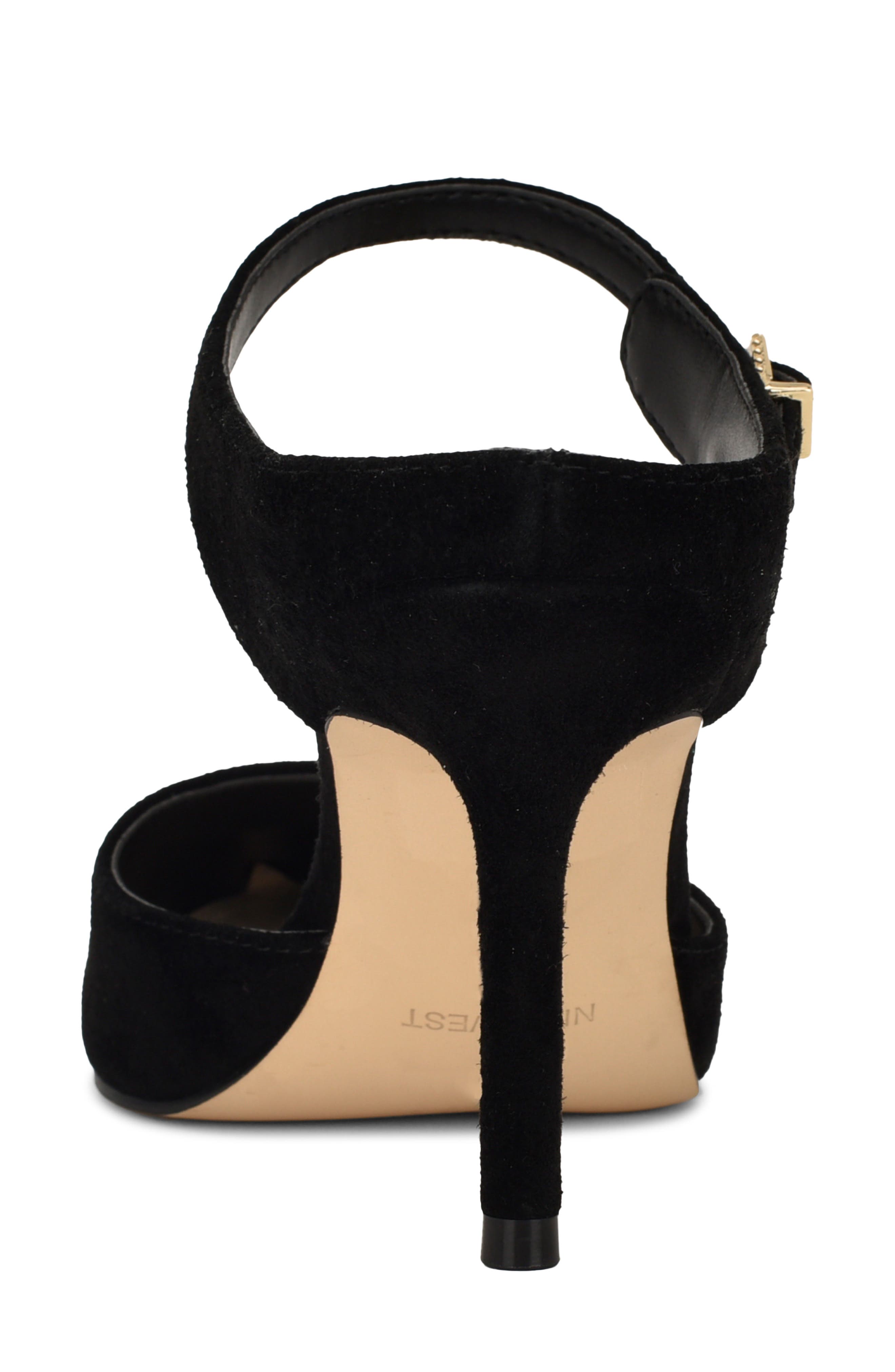 Nine West Danela Pointed Toe Mule, Alternate, color, Black