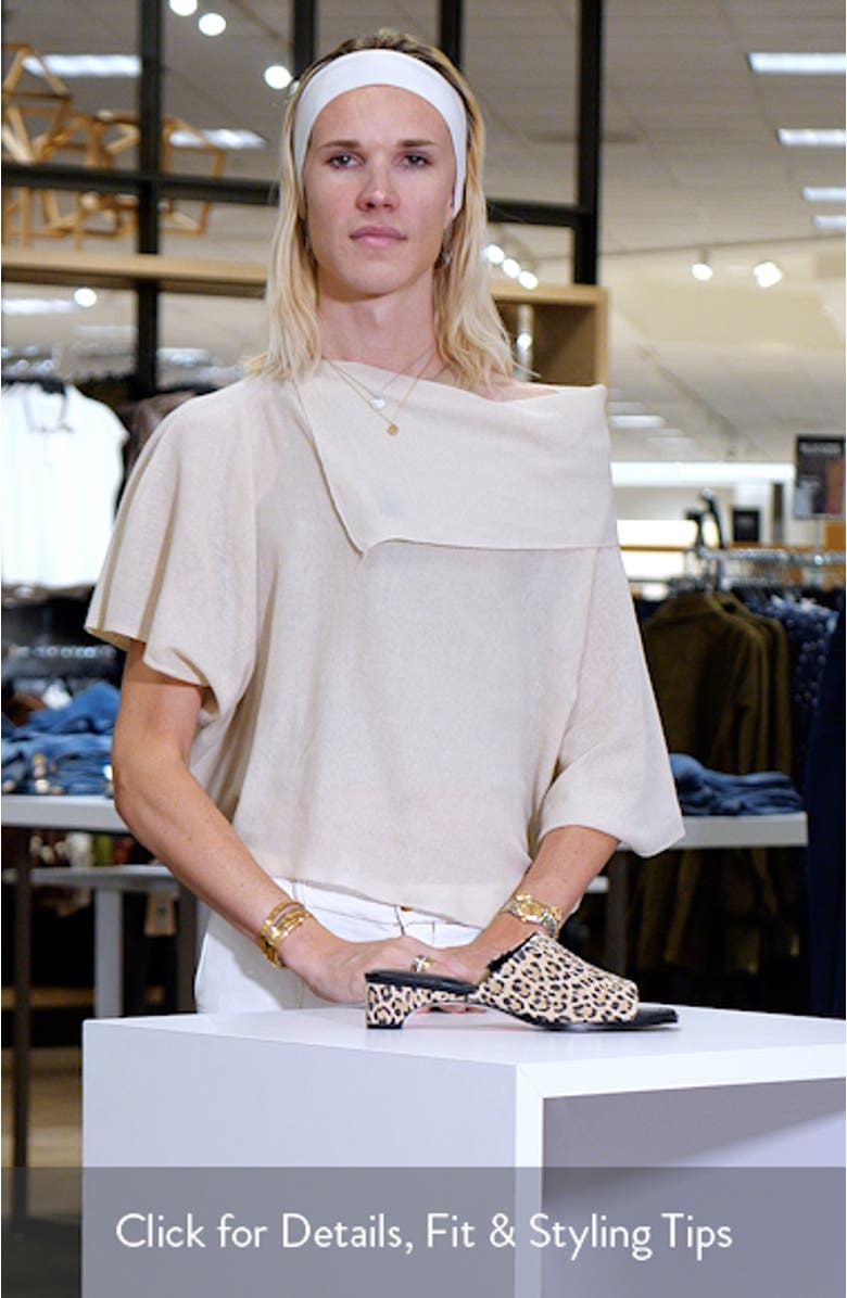 Leopard Spot Slide Sandal, sales video thumbnail