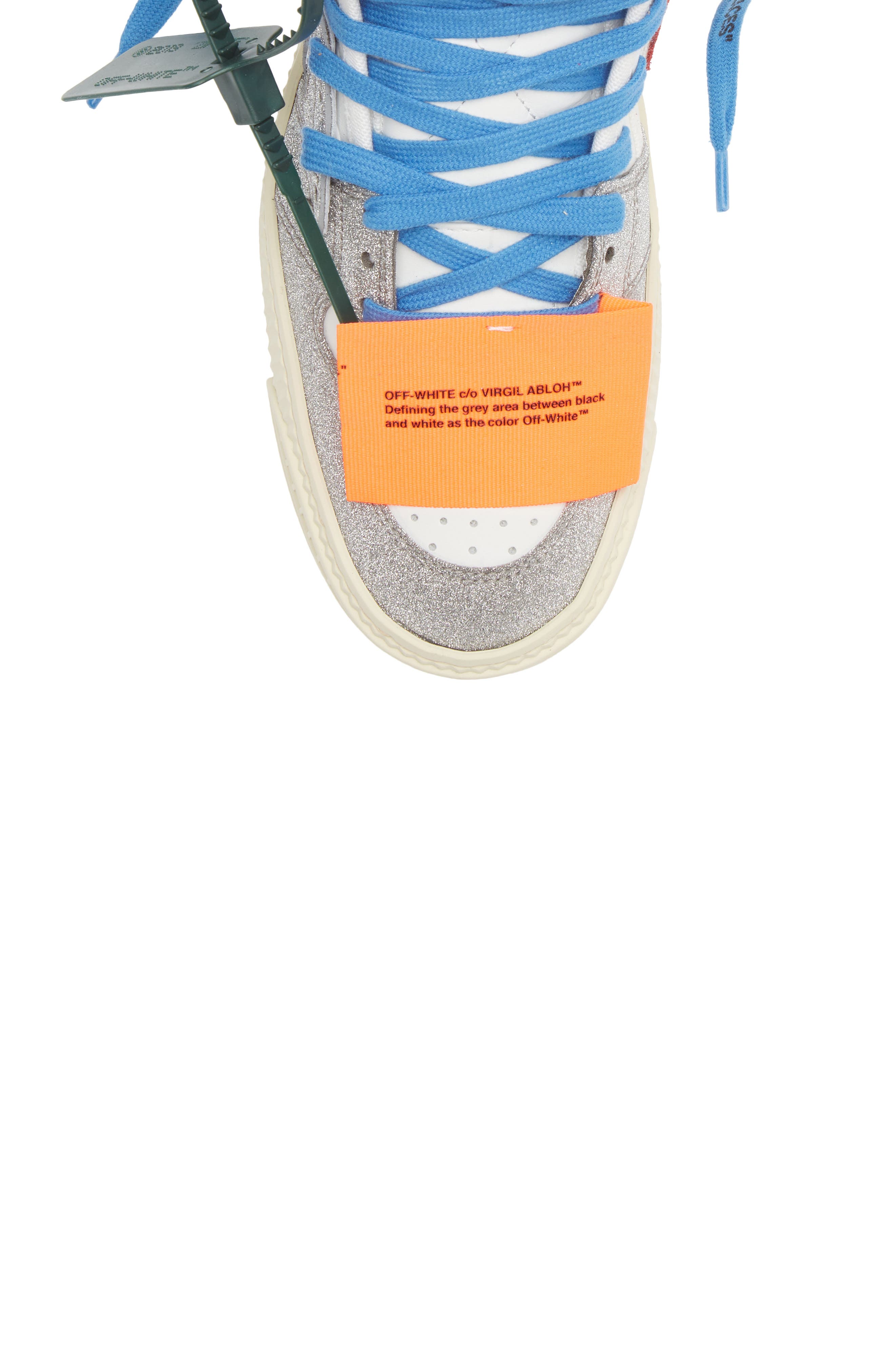 Off-White Off Court 3.0 Glitter High Top Sneaker, Alternate, color, 