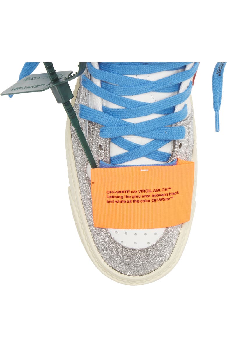 Off-White Off Court 3.0 Glitter High Top Sneaker, Alternate, color,