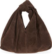 Loeffler Randall Helga Suede Knot Top Handle Bag