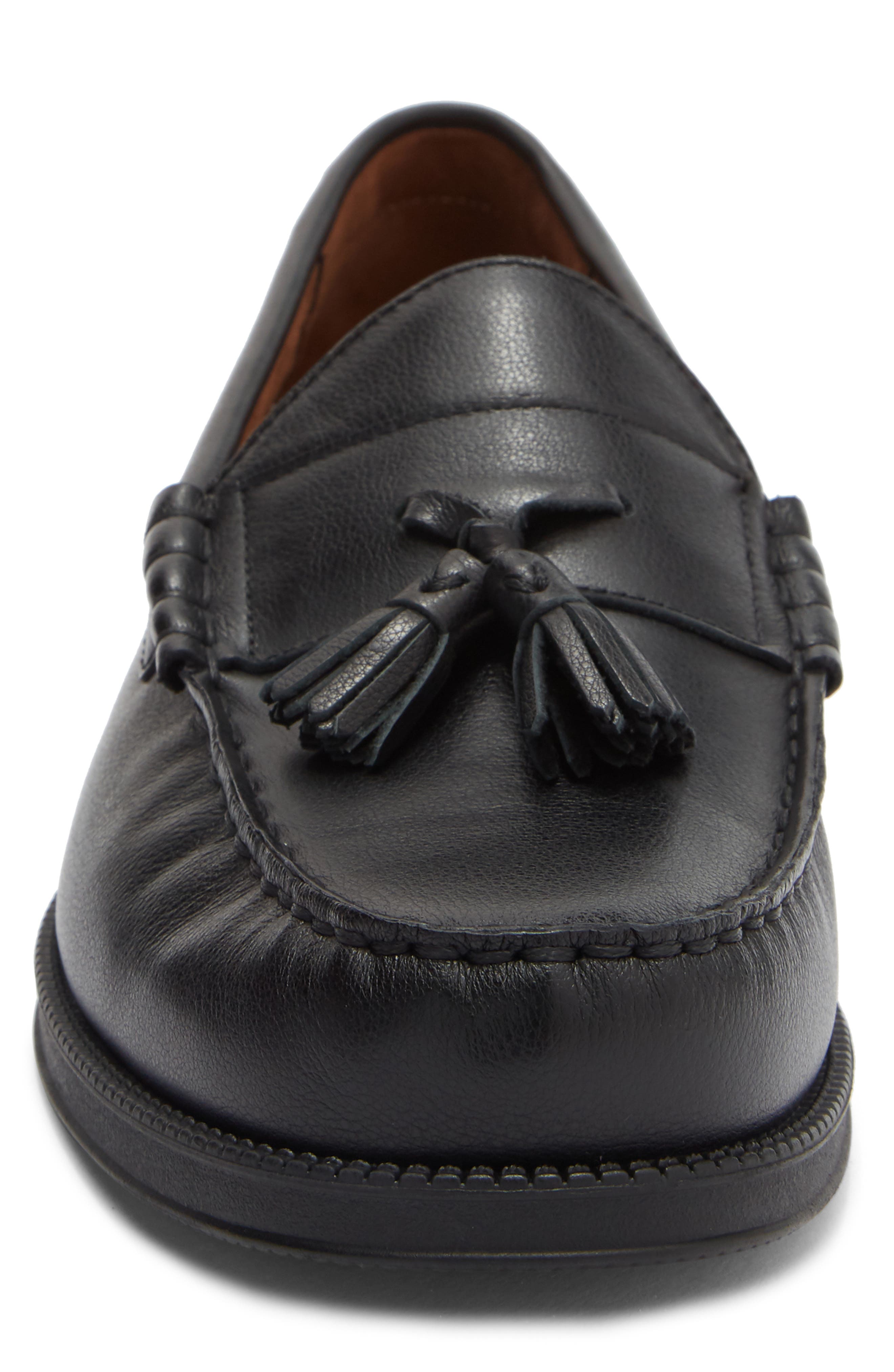 Carver Tassel Loafer, Alternate, color, BLACK