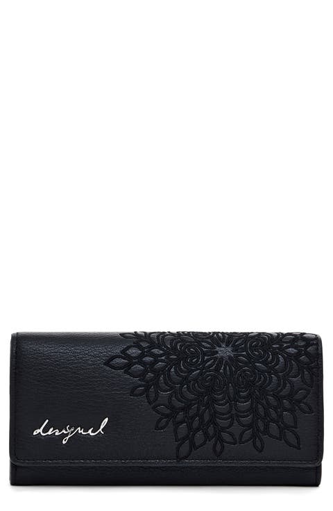 Medium Faux Leather Wallet