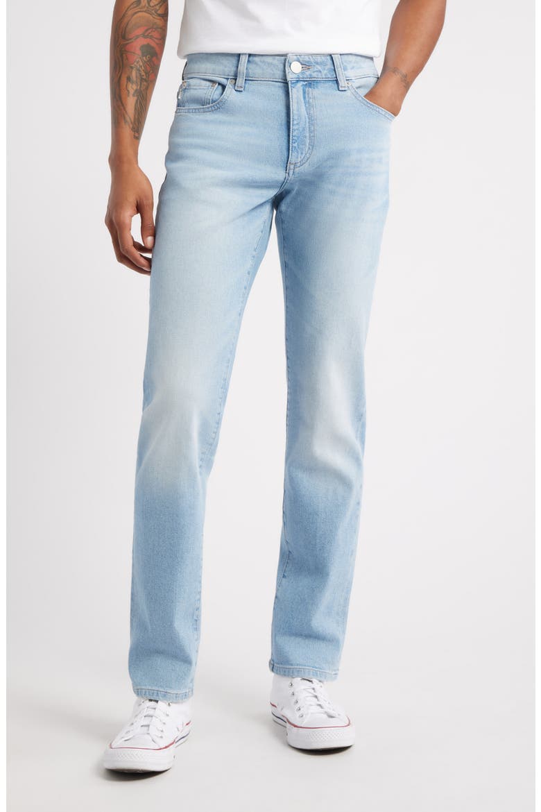 Nick DL Performance Slim Jeans, Main, color, LIGHT FJORD