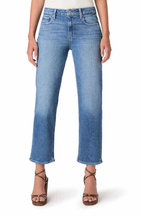 Mason Mid Rise Ankle Straight Leg Jeans