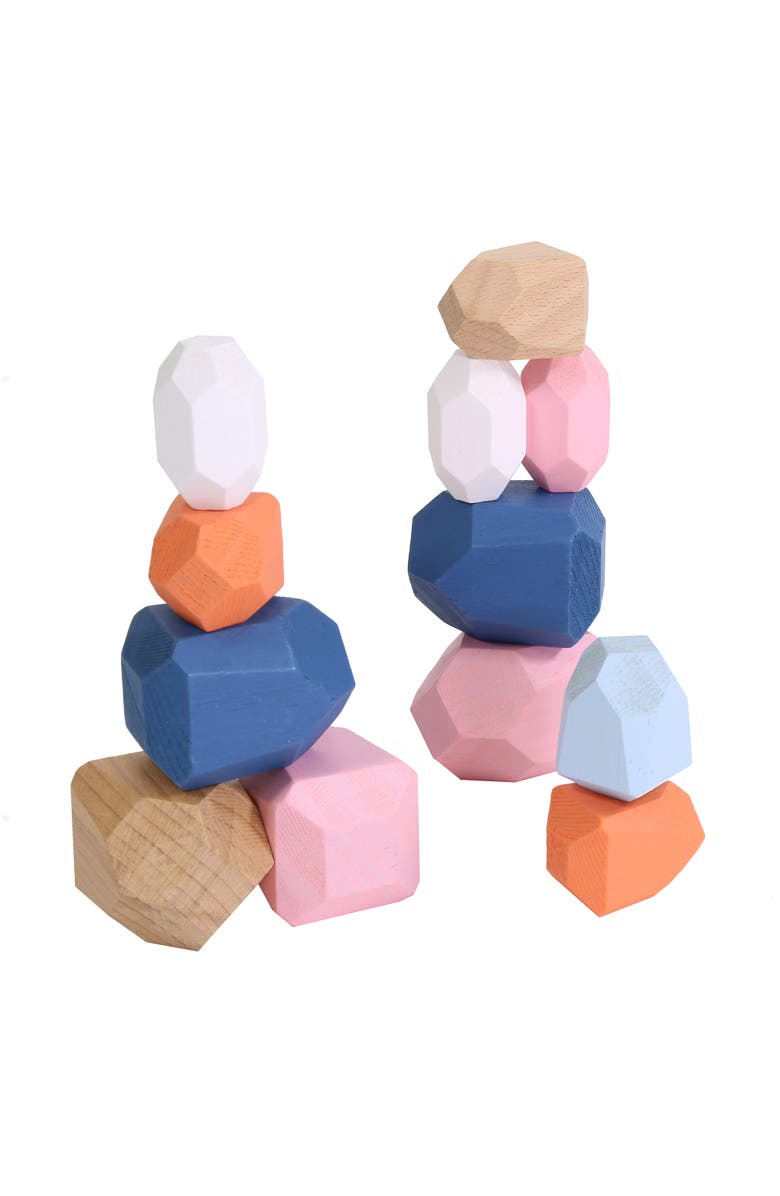 Ambassador Games Mindful Living Stacking Stones Tower Building Game, Alternate, color,