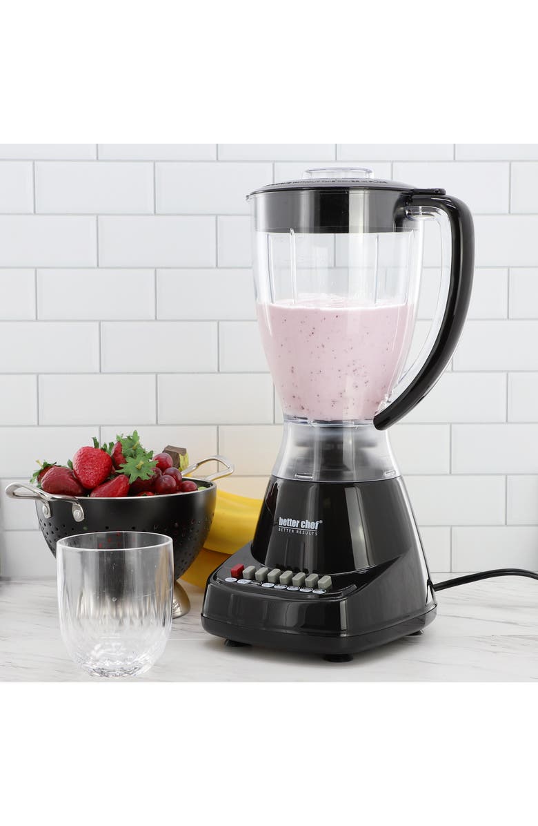 Better Chef 400-Watt 10-Speed Blender W/ BPA-Free Blending Jar in Black, Alternate, color, Black