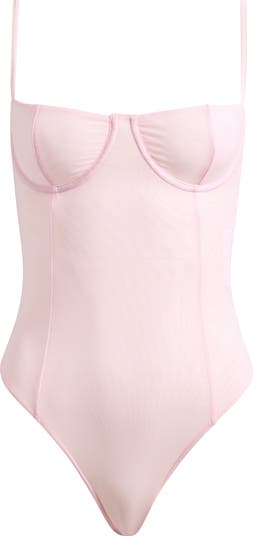 Corset Demi Mesh Bodysuit