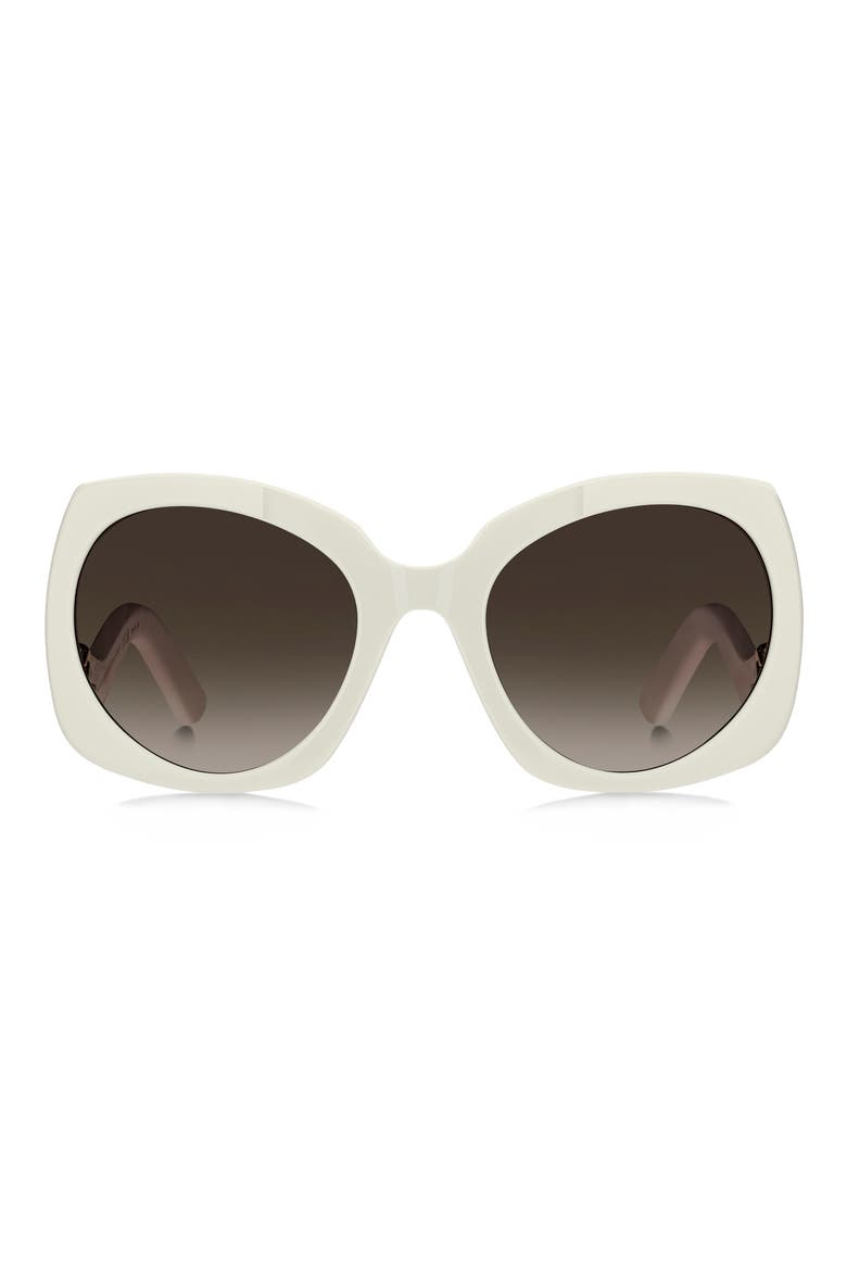 57mm Gradient Butterfly Sunglasses, Main, color, 0SZJ-HA