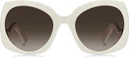 Marc Jacobs 57mm Gradient Butterfly Sunglasses