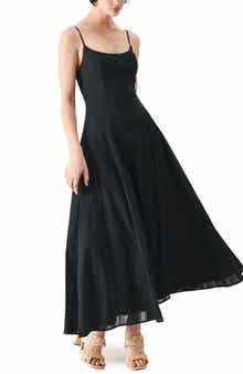 Sleeveless Cotton Midi Dress
