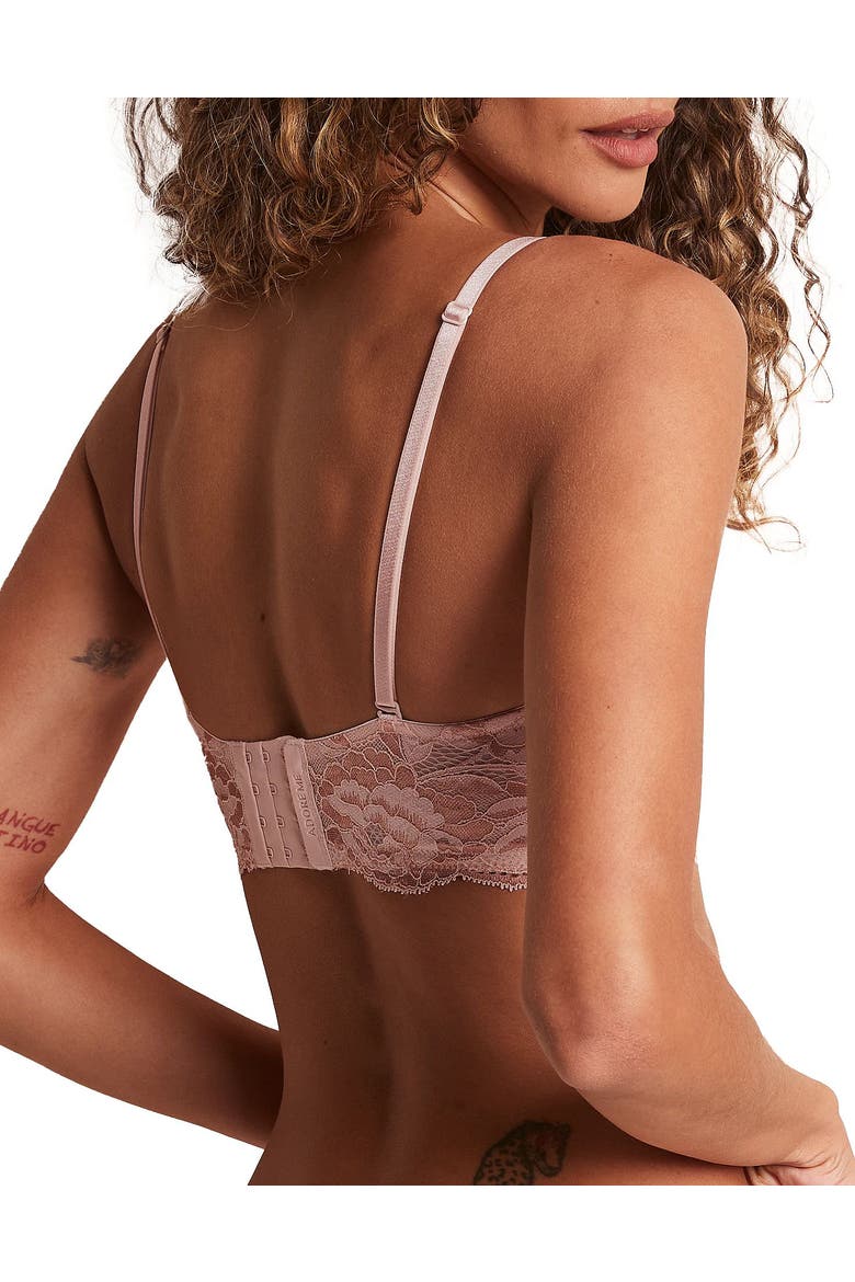 Lyza Push Up Balconette Bra, Alternate, color, Light beige