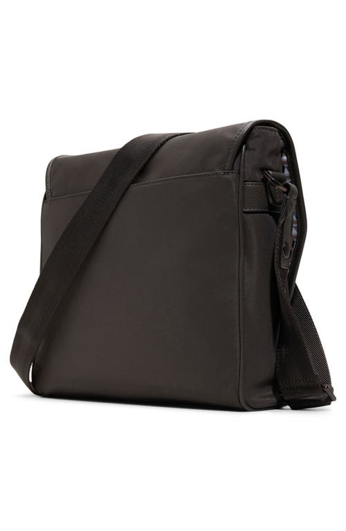 Ted Baker London Exeter Crossbody Messenger Bag In Dark Brown