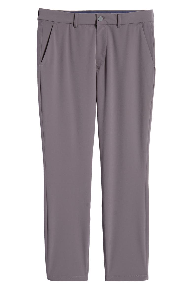 Helmsman Flat Front Chinos, Alternate, color, CHARCOAL SOLID