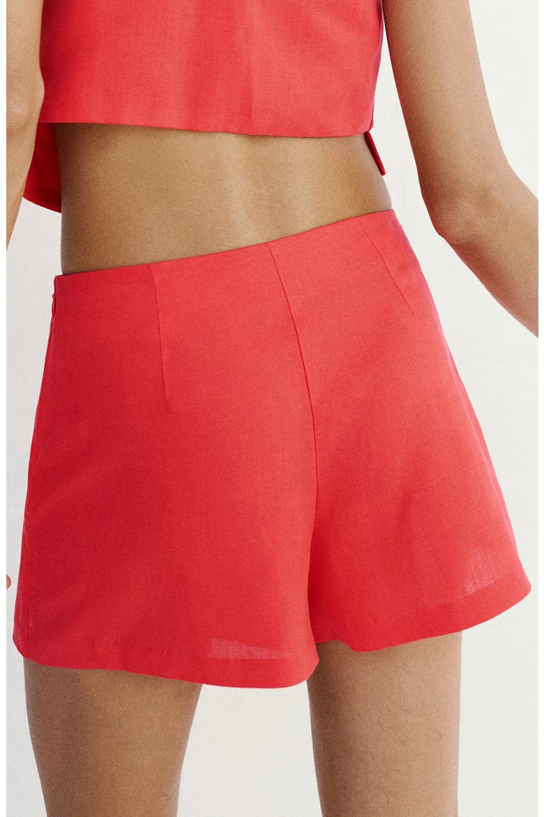 Wrap Miniskirt, Alternate, color, RED