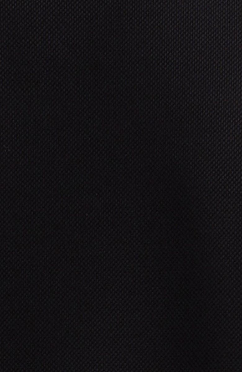 Versace Contrast Trim Cotton Piqué Polo, Alternate, color, Black