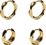 Argento Vivo Sterling Silver Set of 2 Twisted Hoop Earrings