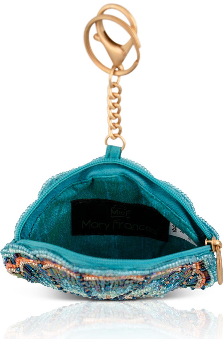 Mary Frances Accessories Blue Cove Coin Purse, Alternate, color, Blue