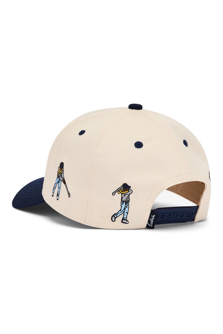 Sequence Embroidered Snapback Hat, Alternate, color, JETSTREAM/ NAVY