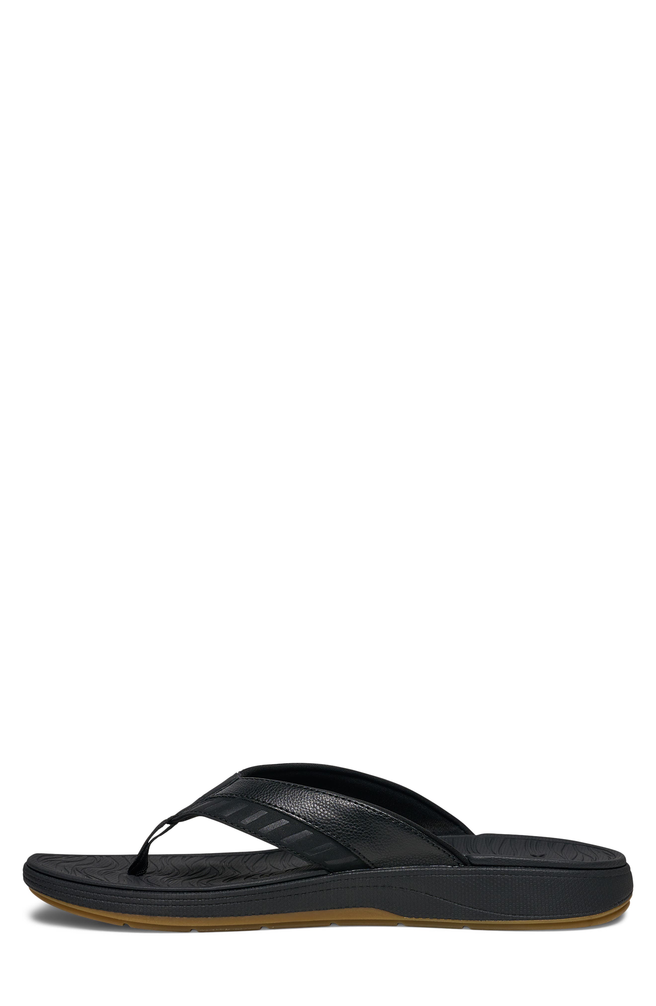 Surf Seeker Water Friendly Flip Flop, Alternate, color, BLACK