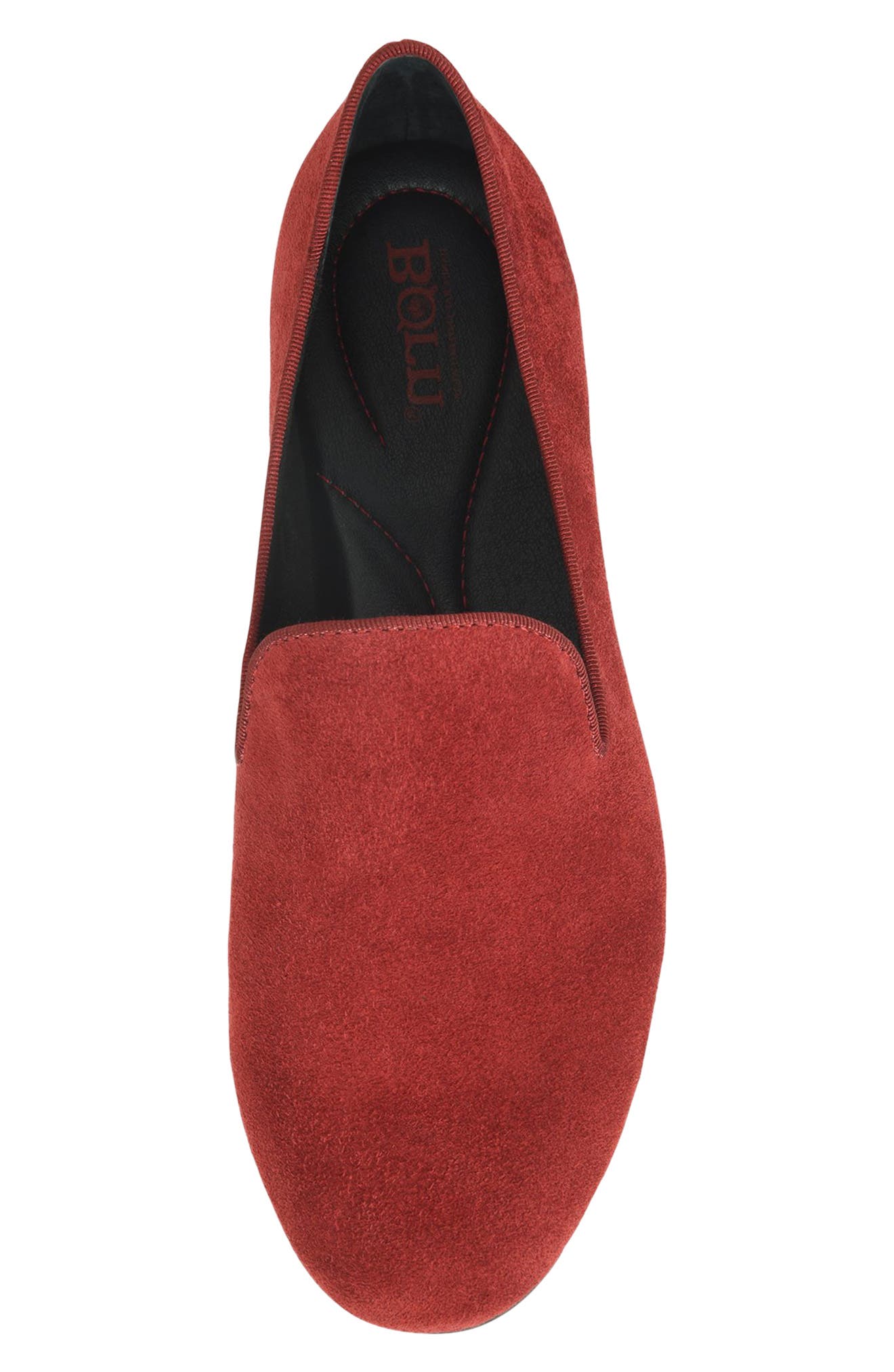 Born Belina Suede Loafer, Alternate, color, RED SUEDE