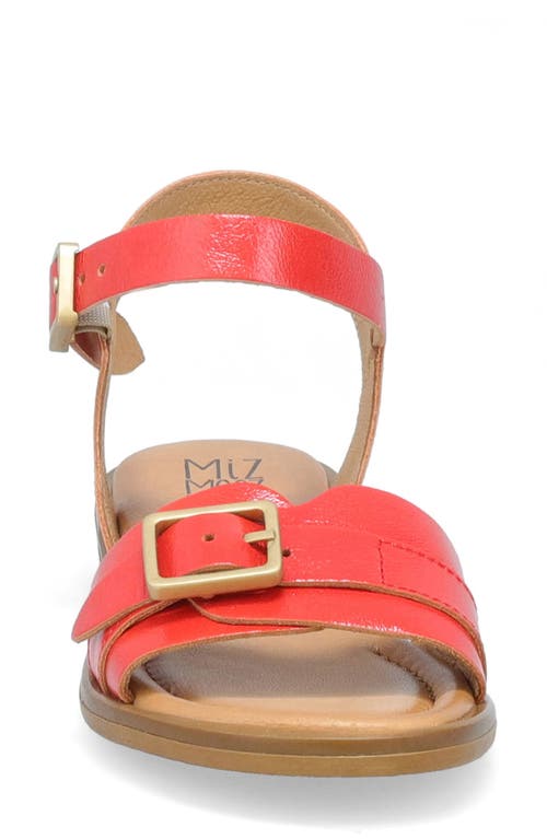 Miz Mooz Symone Ankle Strap Sandal In Coral