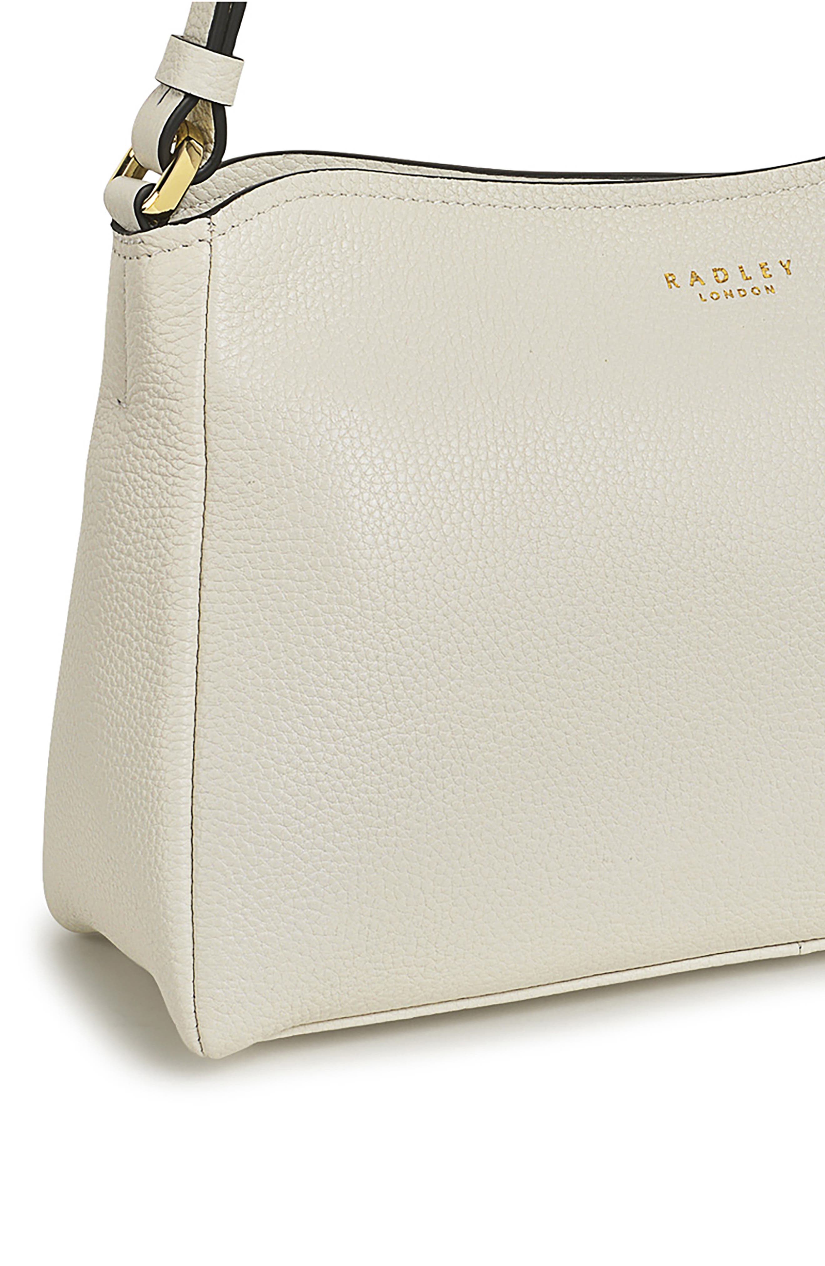 Radley New Haven Small Top Zip Crossbody Bag, Alternate, color, Chalk