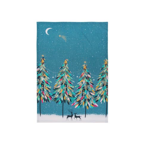 Festive Forest Kitchen Dishtowel