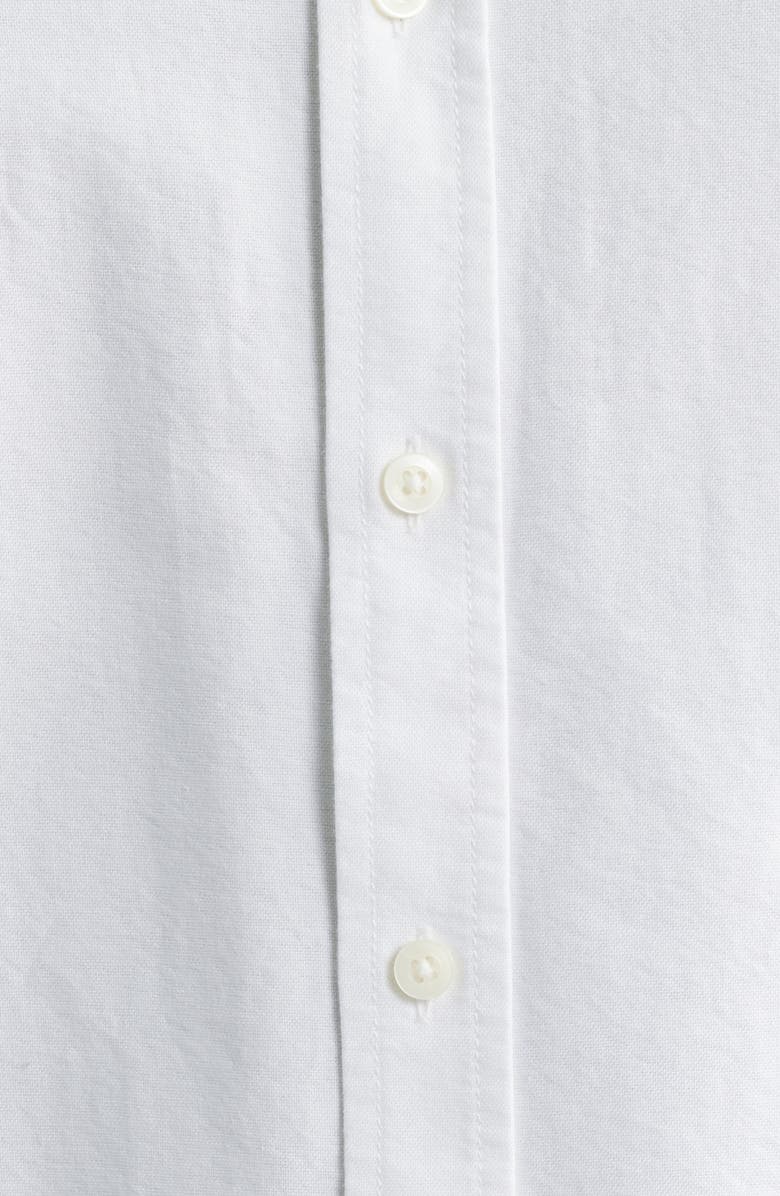 Nordstrom Sailboat Emblem Cotton Button-Down Oxford Shirt, Alternate, color, White