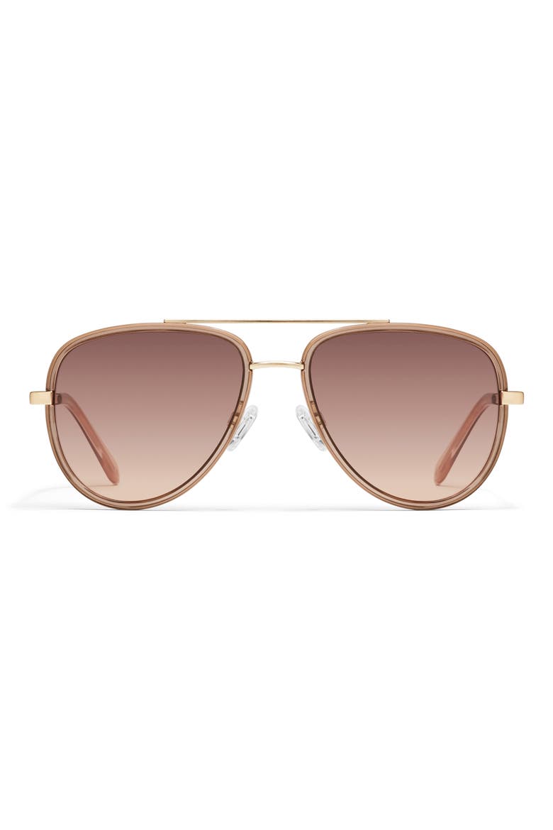 All In Medium 56mm Aviator Sunglasses, Main, color, DOE/ BROWN FAWN